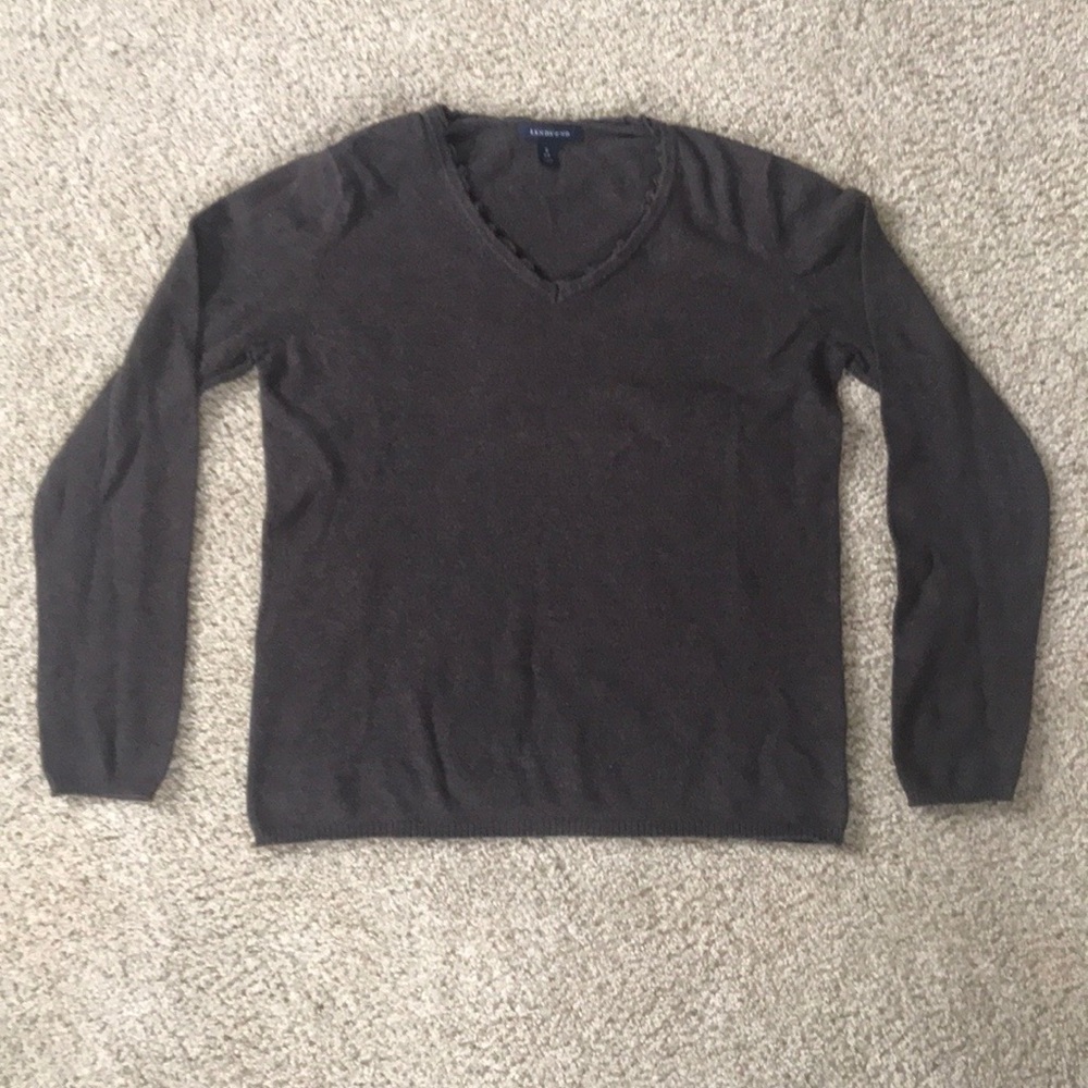 Lands’ End Women’s V-neck Sweater